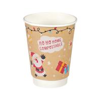 DBL WALL XMAS ICON HOT CUP 12OZ P500