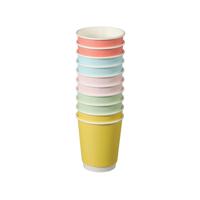 CONFETTI HOT CUP 8OZ AST PK500