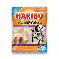 HARIBO SOUR SKELETONS BAG 160G
