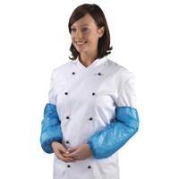 POLYTHENE OVERSLEEVES BLUE PK100