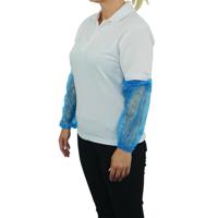 POLYTHENE OVERSLEEVES BLUE PK100