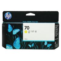 HP 70 DesignJet Ink Cartridge 130-ml Yellow C9454A