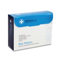 PLASTERS ASSORTED SIZE BLUE PK150
