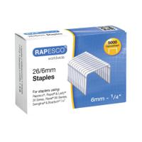 Rapesco Staples 6mm 26/6 Pack of 5000 S11662Z3