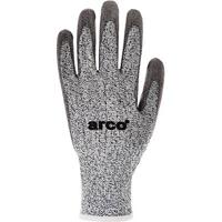 GRIP LIGHT GREY PU GLOVES 10 PK12