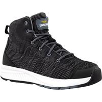 NYX WOMENS BLK/GRY S1P HIKER BOOTS 4