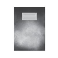 PLAIN ARTBOOK 40P A4 CLOUDY BLK PK50