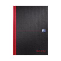 Black n' Red Casebound Smart Ruled Hardback Notebook A4 100080428