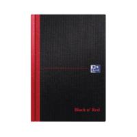 Black n' Red Casebound Hardback Notebook 192 Pages A5 (Pack of 5) 100080459