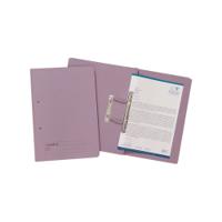 Exacompta Guildhall Transfer File 285gsm Foolscap Mauve (Pack of 25) 346-MVEZ