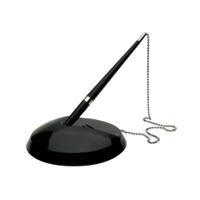 Q-Connect Reception Pen with Chain and Base    KF00233