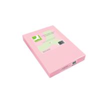 Q-Connect Coloured Copier Paper A4 80gsm Pink Ream Pack of 500