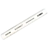 Q-Connect Ruler Shatterproof 300mm Clear KF01108