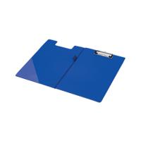 Q-Connect PVC Foldover Clipboard Foolscap/A4 Blue KF01301