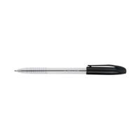 Q-Connect Stick Grip Ballpoint Pen Medium Black (Pack of 20) KF02457