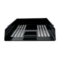 Q-Connect Letter Tray Plastic Black