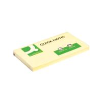 Q-Connect Repositionable Quick Notes 76 x 127mm Yellow KF10503