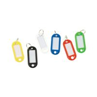 Q-CONNECT KEY FOB 2 HOLES AST PK240