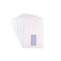 Q-Connect Envelope C5 Window 90gsm White Self-Seal Pk 500