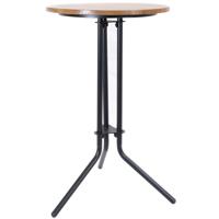 TRINE WOODEN TOP HIGH TABLE 1110MM