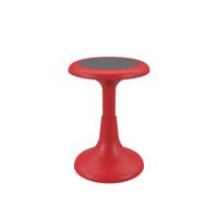 TITAN SENIOR WOBBLE STOOL 430MM RED