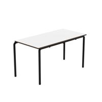 CRUSH BENT FRAME TABLE 1200 WHT/BLK
