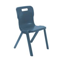 TITAN 1 PIECE CHAIR SIZE 6 STEEL BLU