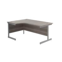 JEMINI RDL LH CANTILEVER DESK G/OAK