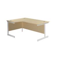 JEMINI RDL LH CANTILEVER DESK MAPLE