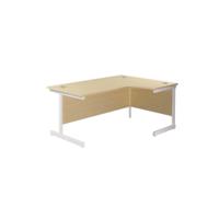 JEMINI RDL RH CANTILEVER DESK MAPLE