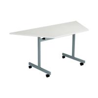 JEMINI TRAP TILT TABLE 800 WHT/SILV