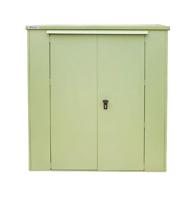 HARROGATE 6X6 METAL SHED LIGHT GREEN