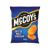 MCCOYS SALT/MALT VINEGAR 45G PK36