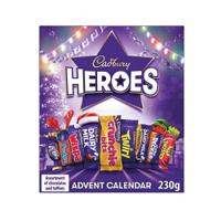 CADBURY HEROES CHC ADVENT CLDR 230G