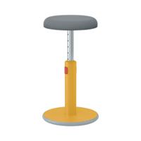 Leitz Ergo Cosy Active Sit/Stand Stool 370x370x690mm Warm Yellow 65180019