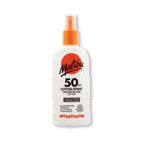 MALIBU SPF 50 SUN LOTION SPRAY 200ML
