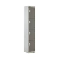 FOUR COMPARTMENT LOCKER 450 D/GREY