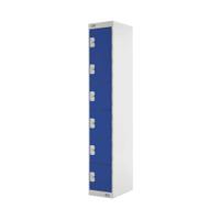 SIX COMPARTMENT LOCKER 450 BLUE