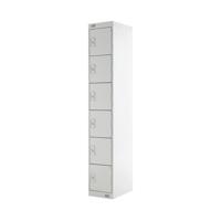 SIX COMPARTMENT LOCKER 450 L/GREY