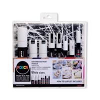 POSCA UNI POSCA PNMK SET WHITE PK8