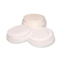 MYCAFE PPR CUP LIDS 12OZ WHITE PK100