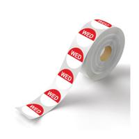 FOOD ROTATION LABEL WEDNESDAY PK3500