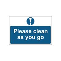 PLEASE CLEAN SIGN SAVE PP 300X200