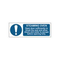 STEAMING OVEN SIGN SAVE VNL 300X100