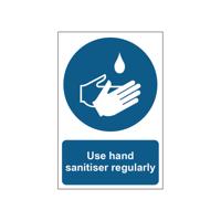 USE HAND SANITISER SIGN VNL 200X300