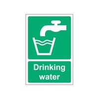 DRINKING WATER SIGN SAVE VNL 100X150