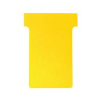 Nobo T-Card Size 3 80 x 120mm Yellow (100 Pack) 2003004