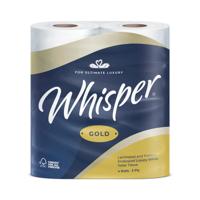 WHISPER GOLD WC ROLL 3-PLY 4X10 PK40