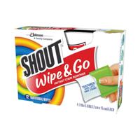 SHOUT WIPE + GO 12X12 WIPES PK144