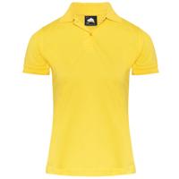 LADIES EAGLE POLO SHIRT YELLOW 16
